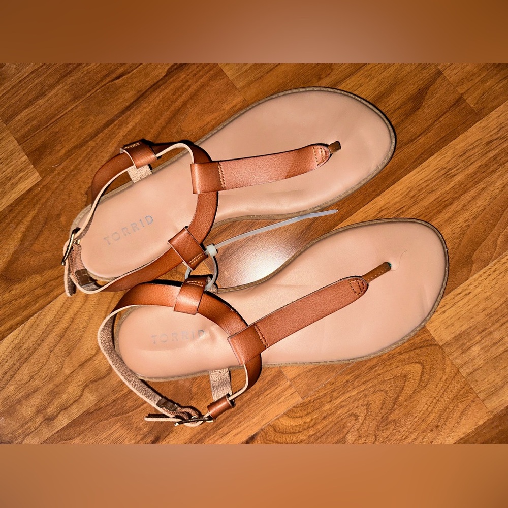 Torrid Tan Leather Sandals